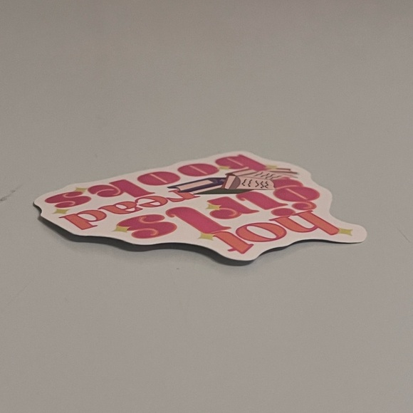 "Hot Girls Read Books" Sticker - Picture 3 of 3